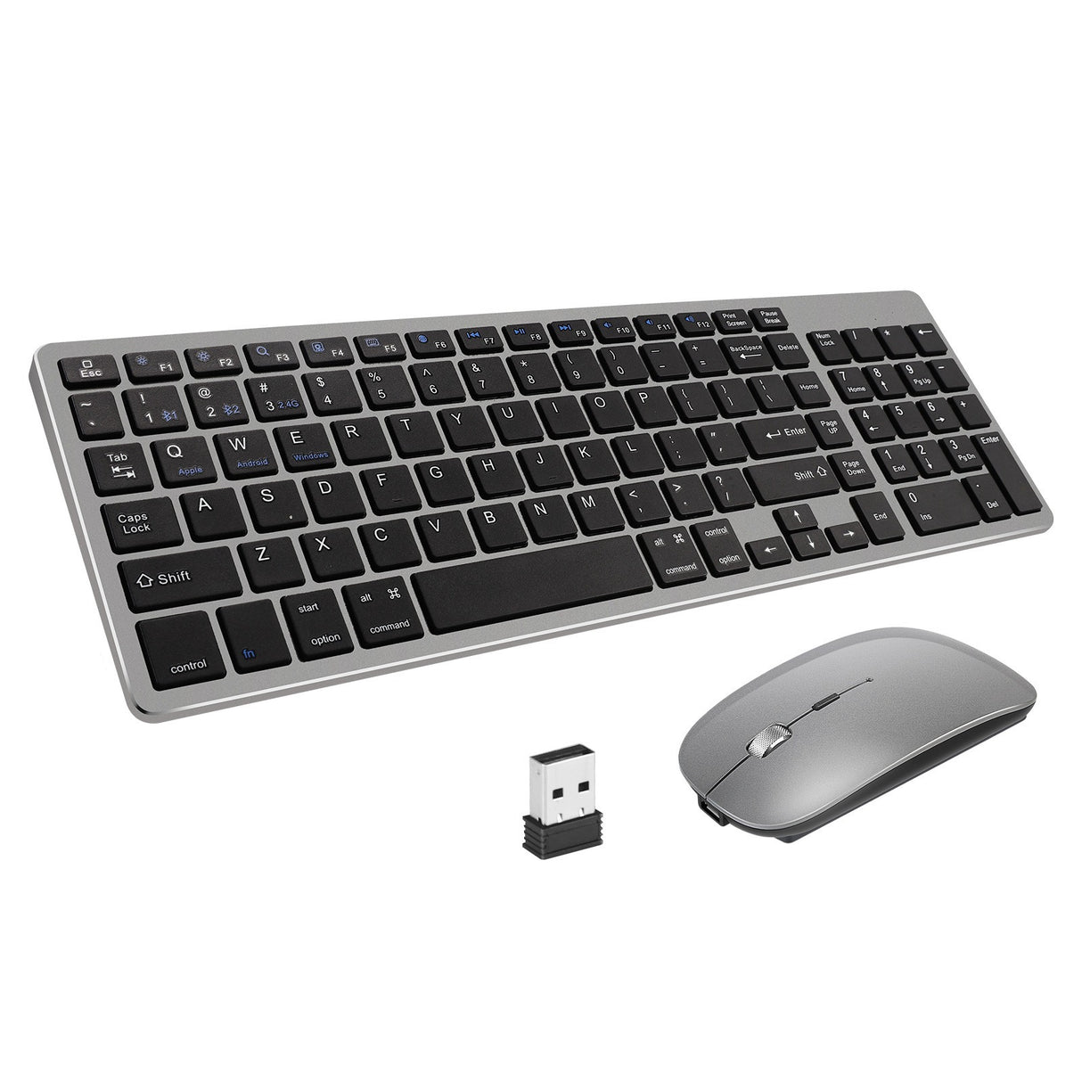 Wireless keyboard and mouse set