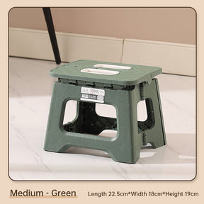 Folding stool size comparison