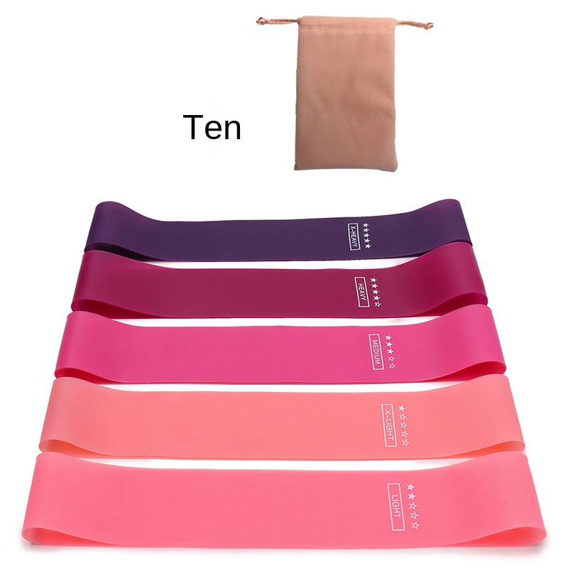 Resistance bands fanned out