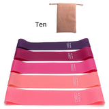 Resistance bands fanned out