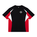 Mens Colour Block Raglan T-Shirt Short Sleeve Sports Top S M L XL