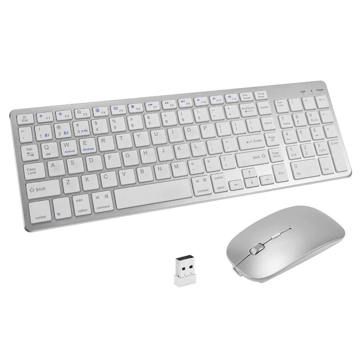 Wireless keyboard used with an iPad