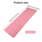 Extra-long mat dimensions guide