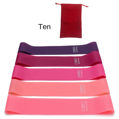 Resistance band yoga stretch