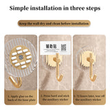Adhesive backing of the no-drill coat hook