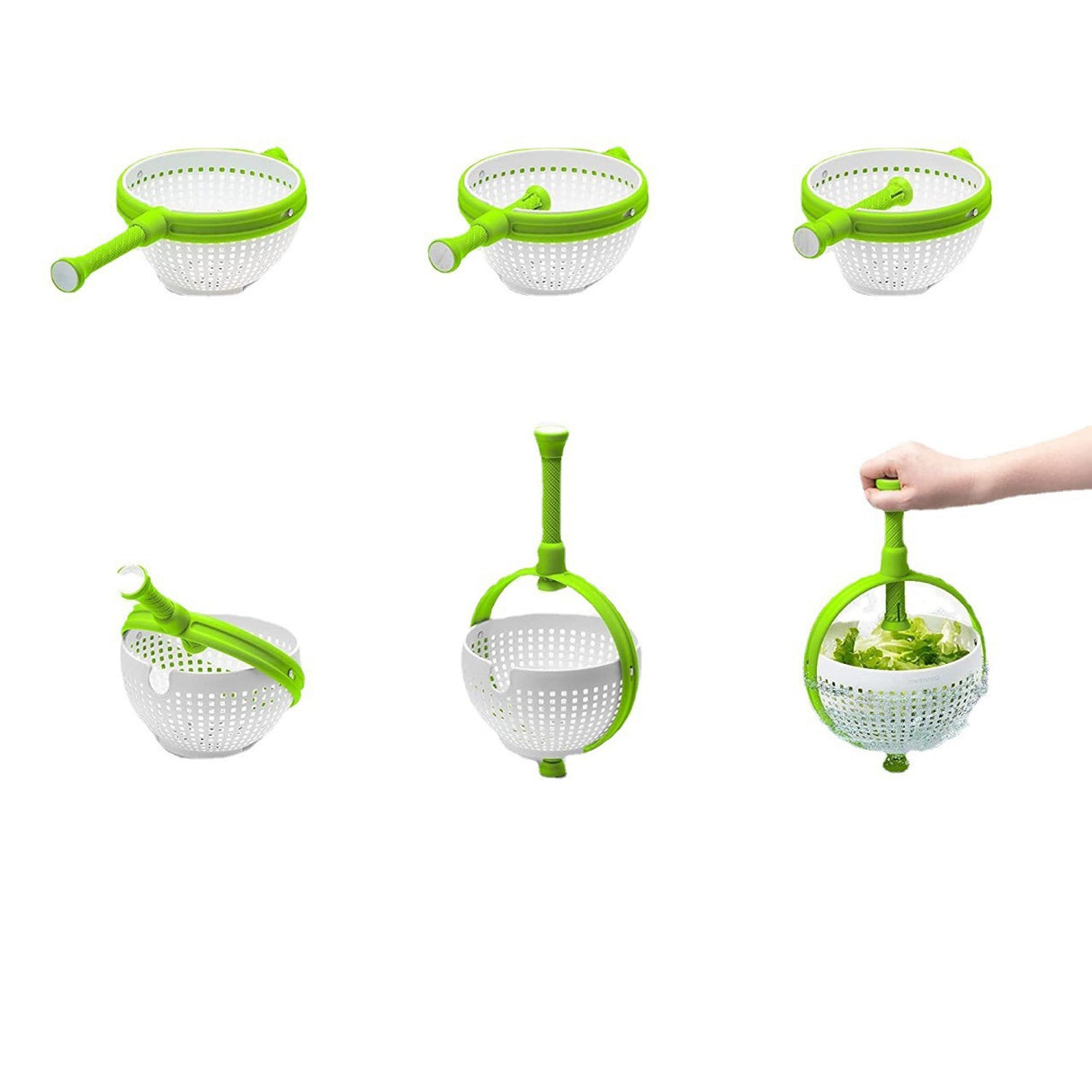 Salad spinner used as a serving bowl