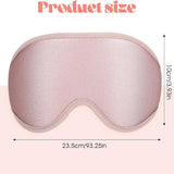 Person wearing the 3D sleep mask