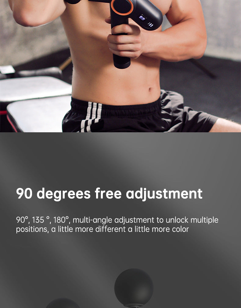 Massage gun speed levels indicator