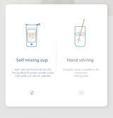 Portable blender capacity shown