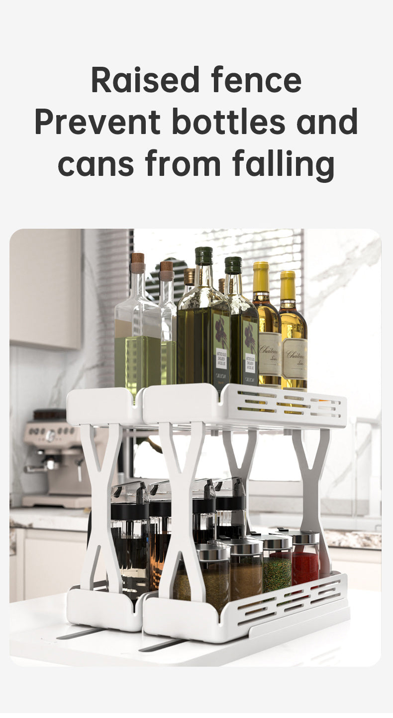 Spice rack side profile