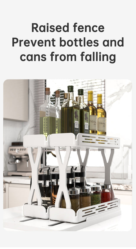 Spice rack side profile