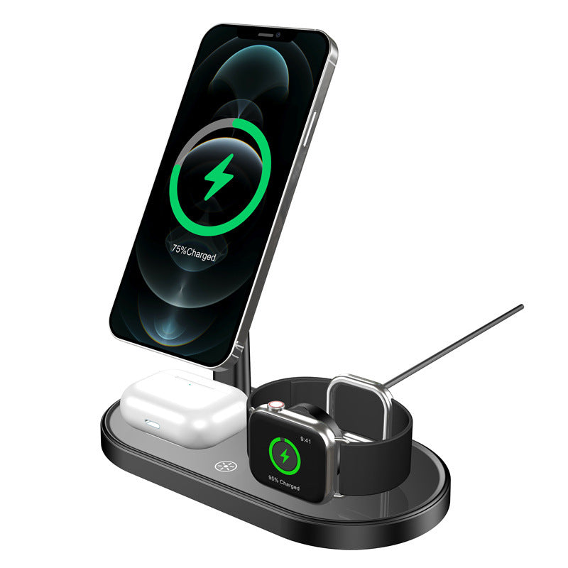 AirPods charging on the wireless charger