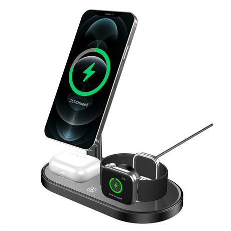 AirPods charging on the wireless charger