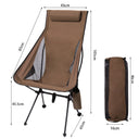 Camping chair in white