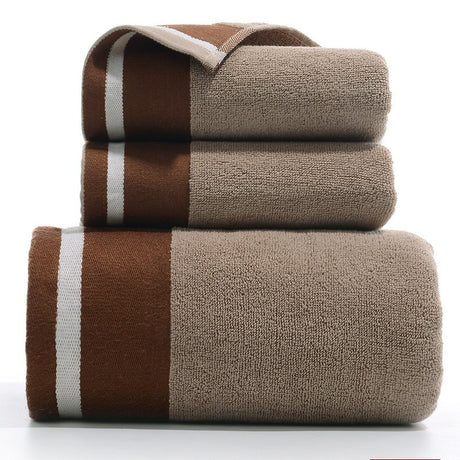 Folded bath towel detail