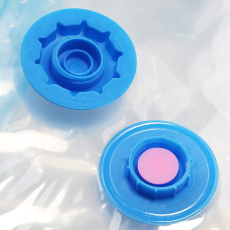 Air being removed from a vacuum storage bag
