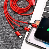 3-in-1 cable in red