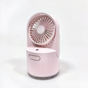 Refillable water tank on the misting fan