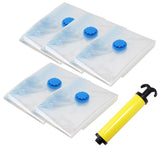 Duvet compressed inside a vacuum storage bag
