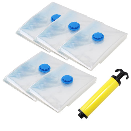 Duvet compressed inside a vacuum storage bag