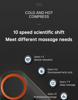 Massage gun folded compact