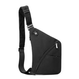 Anti-theft crossbody bag in grey