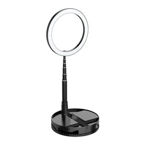 Ring light showing warm and cool tones