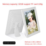 Photo frame with wooden frame finish