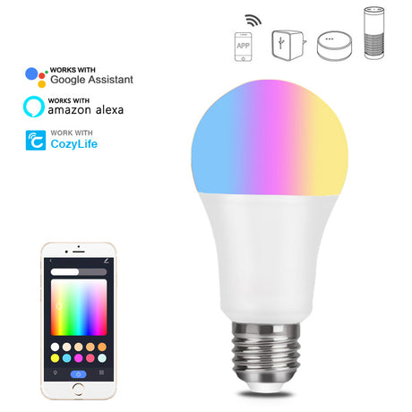 E27, E26 and B22 fitting options for the smart bulb