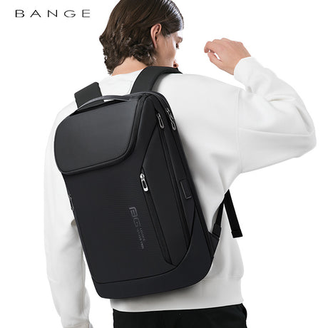 Laptop backpack worn on the back