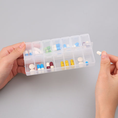 Pill organiser closed for travel