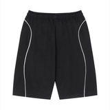 Mens Piping Drawstring Shorts Casual Gym Running Training S M L XL