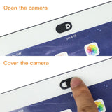 Webcam privacy cover in black