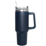 Straw and lid of the insulated tumbler