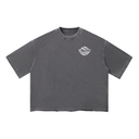 Mens Vintage Wash Boxy T-Shirt Oversized Streetwear S M L XL