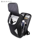 Backpack laptop compartment open