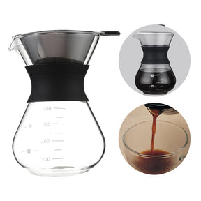 Reusable pour-over coffee dripper