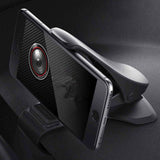 Phone mounted in the car holder for navigation