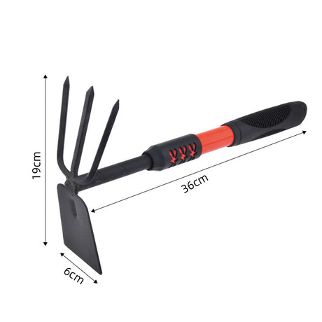 Garden tool handle grip detail