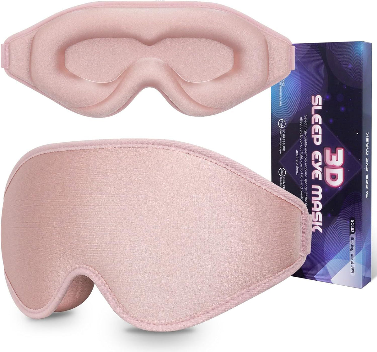 Adjustable strap on the sleep mask