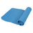 Yoga mat rolled out on the floor