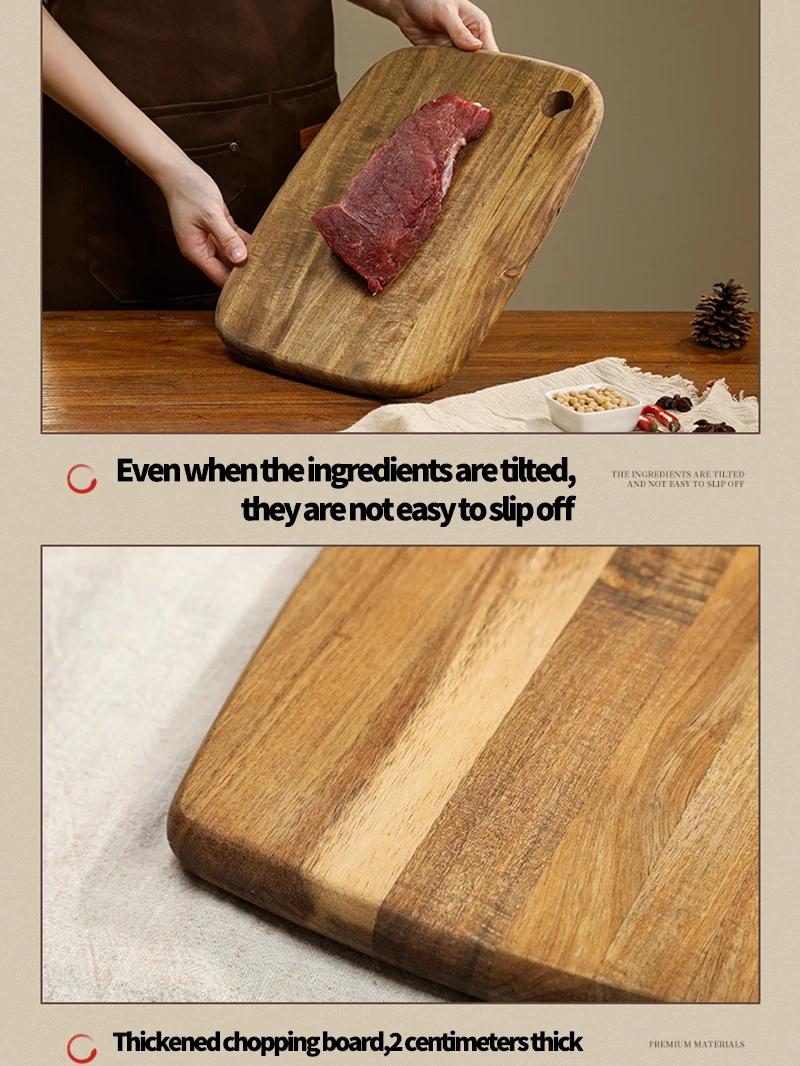 Chopping board used to prepare vegetables