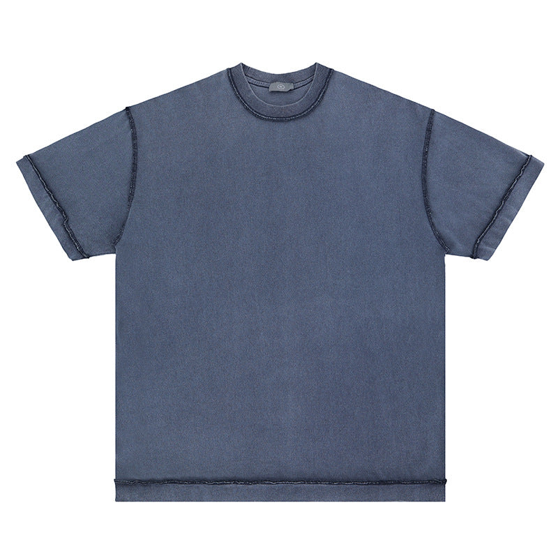 Cangeroo 270G Heavyweight Oversized Men's Tee — Washed Solid Color
