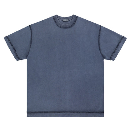 Cangeroo 270G Heavyweight Oversized Men's Tee — Washed Solid Color