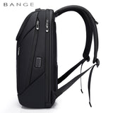 Padded straps and back panel of the backpack