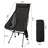 Folding camping chair with headrest