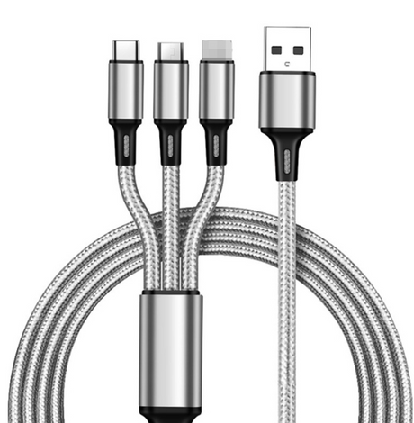 3-in-1 cable in gold