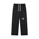 Mens Contrast Stitch Sweatpants Joggers Casual Gym S M L XL