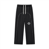 Mens Contrast Stitch Sweatpants Joggers Casual Gym S M L XL