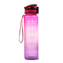 Tritan water bottle in white-grey gradient